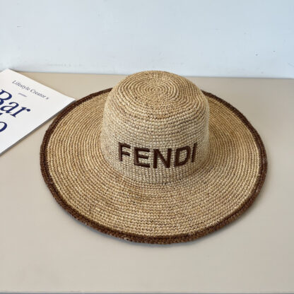 Fendi new raffia hat - Image 5