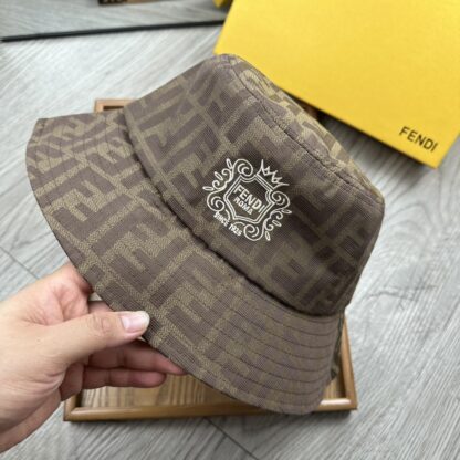 Fendi printed double embroidered bucket hat - Image 6