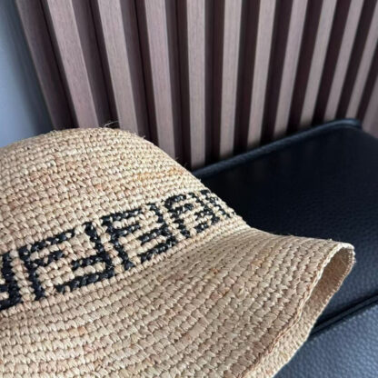 Fendi raffia bucket hat - Image 7