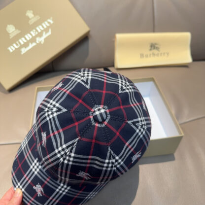 Burberry Check Fashion Baseball Cap - Image 7