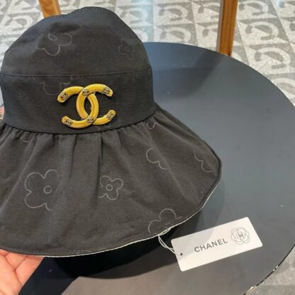 Chanel hollow top large brim sun hat - Image 6