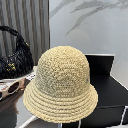 Chanel sun protection knitted bucket hat - Image 6