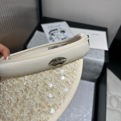 Chanel sequined sun hat - Image 6
