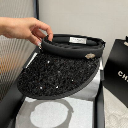 Chanel sequined sun hat - Image 6