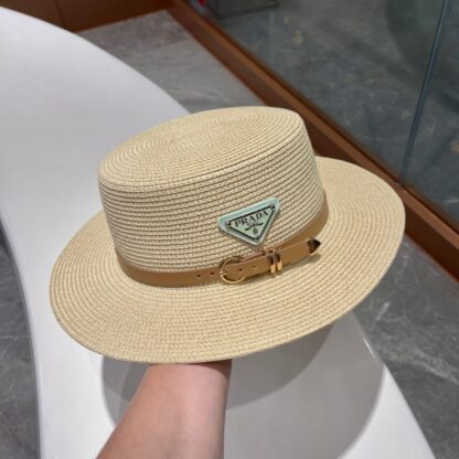 Prada new straw sun hat - Image 6
