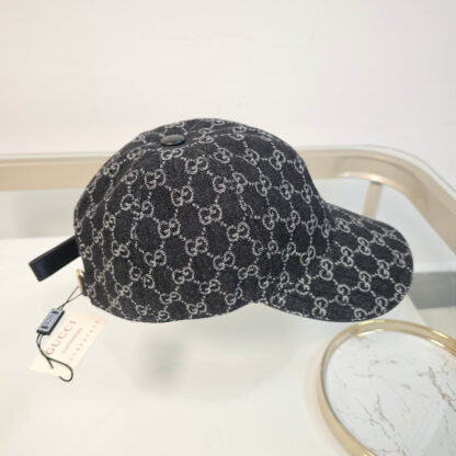 Gucci Denim Baseball Cap - Image 5