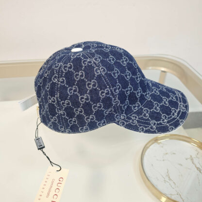 Gucci Denim Baseball Cap - Image 5
