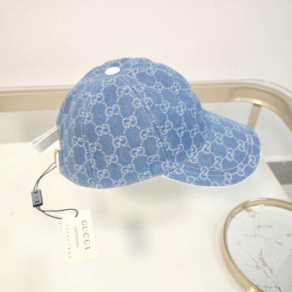 Gucci Denim Baseball Cap - Image 5