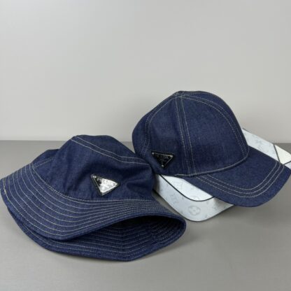 Prada classic triangle logo baseball cap - Image 6