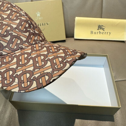 Burberry Fashion Print Baseball Cap - Image 7