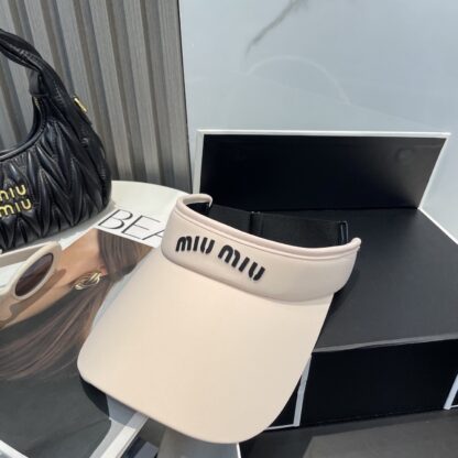 Miu Miu ice silk open top hat - Image 7