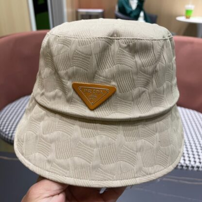 Prada Spring and Summer New Sunshade Fisherman Hat - Image 6