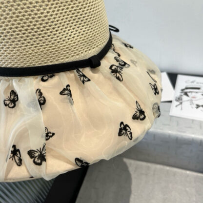 Gucci new lantern hat, sun hat, anti-ultraviolet brim - Image 6