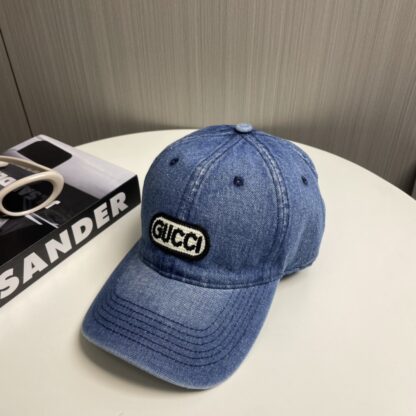 Gucci new denim baseball cap - Image 6