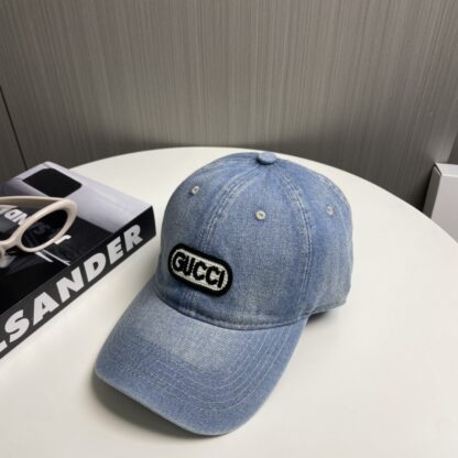 Gucci new denim baseball cap - Image 6
