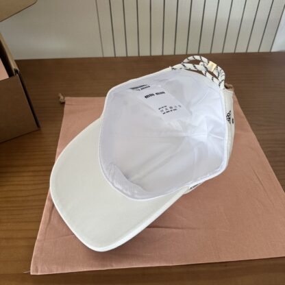 Miu Miu embroidered graffiti baseball cap - Image 7