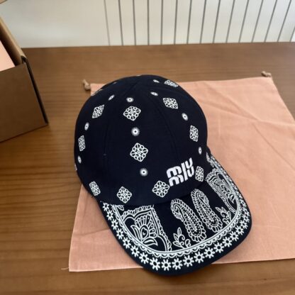 Miu Miu embroidered graffiti baseball cap - Image 7
