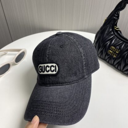 Gucci new denim baseball cap - Image 5