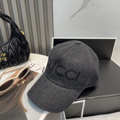 Gucci new denim baseball cap - Image 6