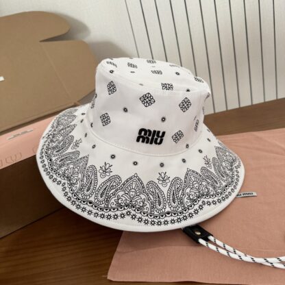Miu Miu embroidered graffiti bucket hat - Image 7