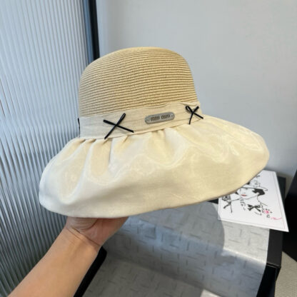 Miu Miu lantern hat visor - Image 7