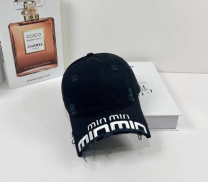 Miu Miu personalized fashion hole baseball cap - Image 7