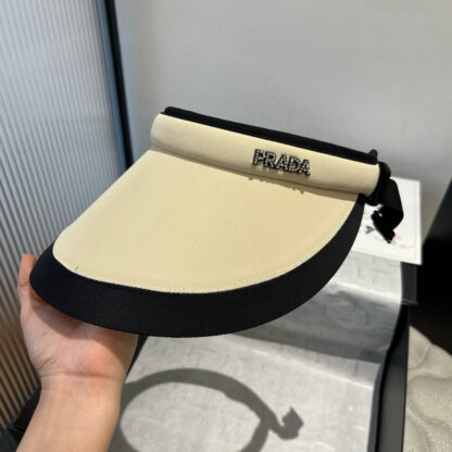 Prada new hollow top headband sun hat - Image 6