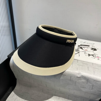 Prada new hollow top headband sun hat - Image 6