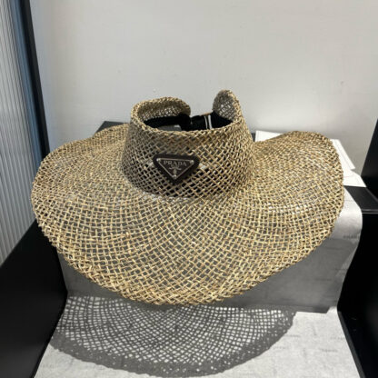 Prada's new hollow top lightweight straw hat - Image 5