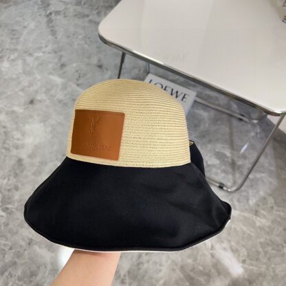 Saint Laurent woven bow bucket hat - Image 6