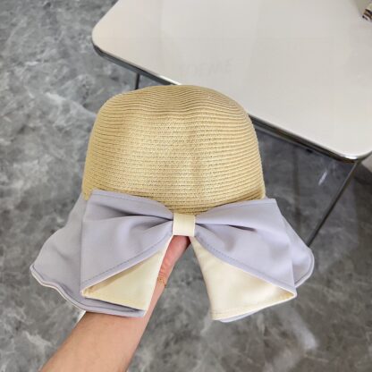 Saint Laurent woven bow bucket hat - Image 6