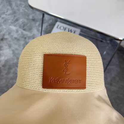 Saint Laurent woven bow bucket hat - Image 6