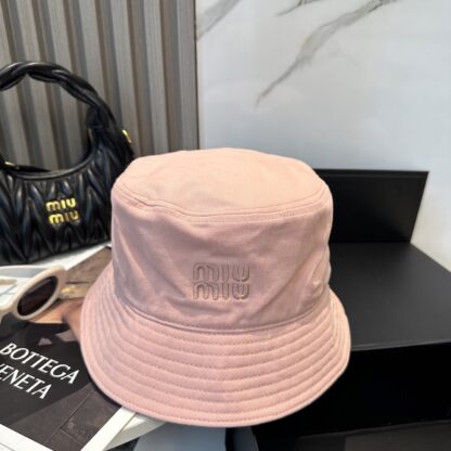 Miu Miu Simple Embroidered Bucket Hat - Image 7