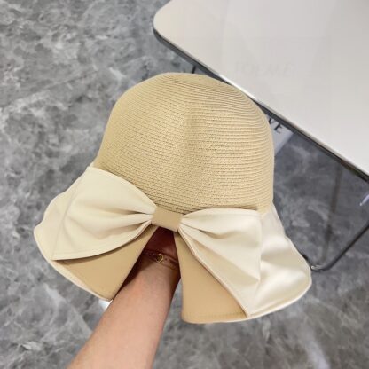 Saint Laurent woven bow bucket hat - Image 6