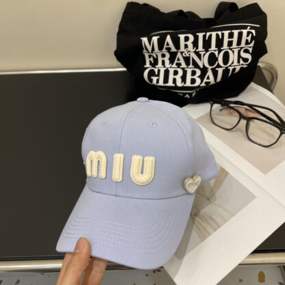 Miu Miu simple embroidered baseball cap - Image 7
