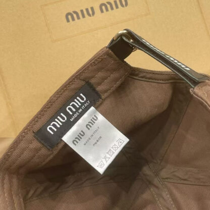 Miu Miu simple embroidered baseball cap - Image 7
