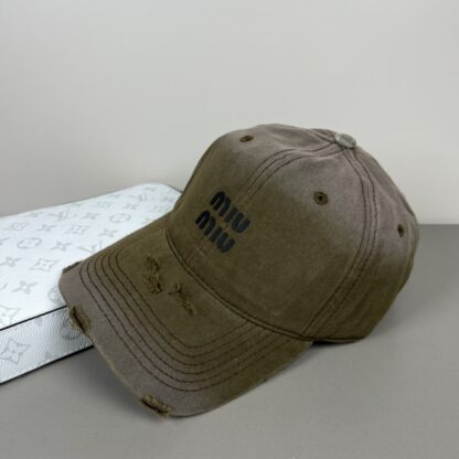 Miu Miu Simple Gradient Baseball Cap - Image 7