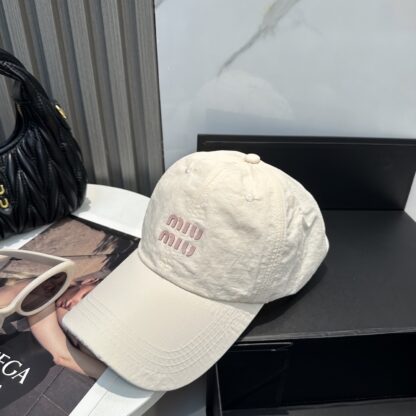 Miu Miu Simple Lightweight Baseball Cap - Image 7