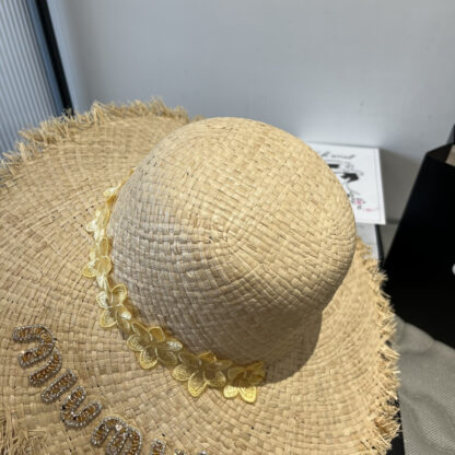 Miu Miu exquisite raffia sunhat - Image 7