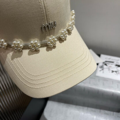 Miu Miu Exquisite Casual All-match Baseball Cap - Image 6