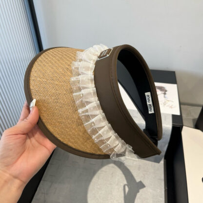 Miu Miu hollow headband sun hat - Image 7