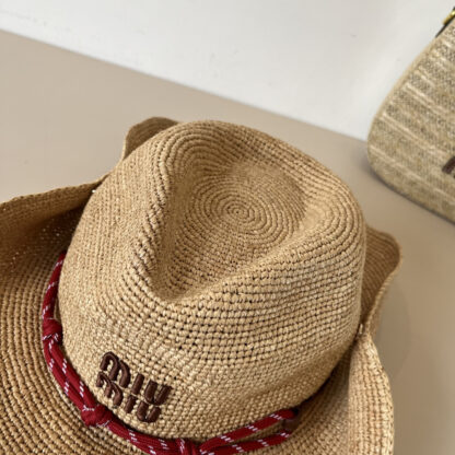 Miu Miu raffia hat - Image 7