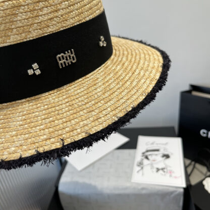 Miu Miu straw bowler hat - Image 7