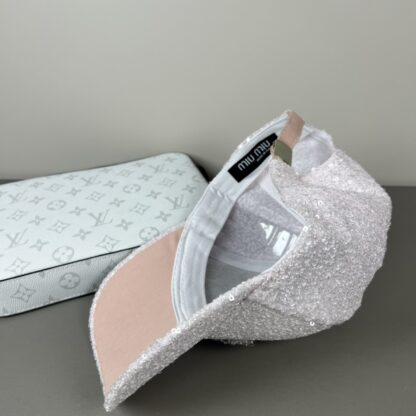 Miu Miu chic sequined baseball cap - Image 7