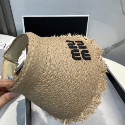 Miu Miu Fashion Straw Hat - Image 7