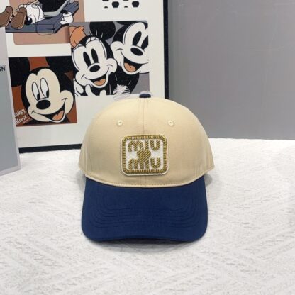 Miu Miu stylish colorblock baseball cap - Image 7