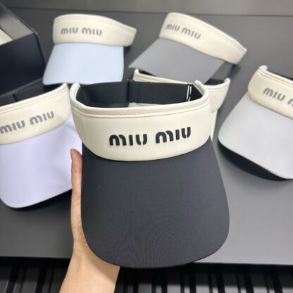 Miu Miu Fashion Lightweight Hollow Cap - Image 7