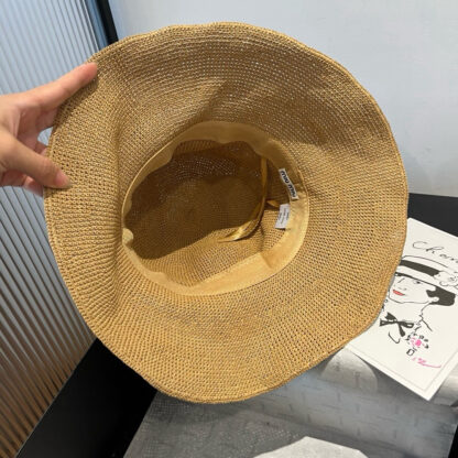 Miu Miu Stylish Folding Straw Hat - Image 7