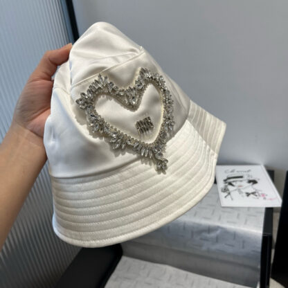 Miu Miu New Satin Bucket Hat - Image 7