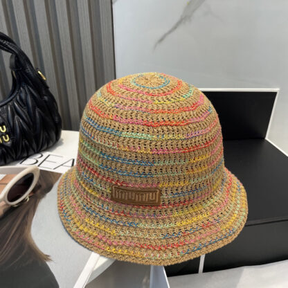 Miu Miu new striped knitted bucket hat - Image 7